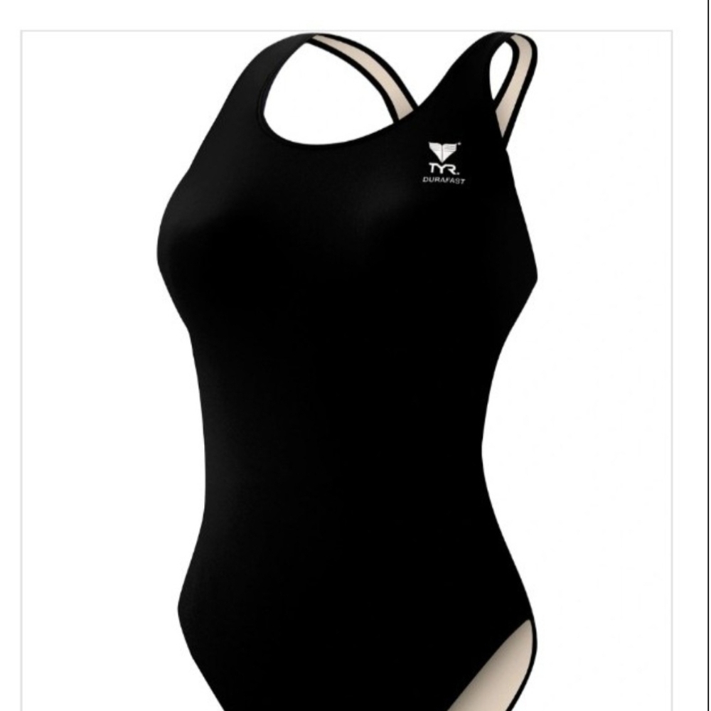 TYR Women's Black One Piece Swimsuit